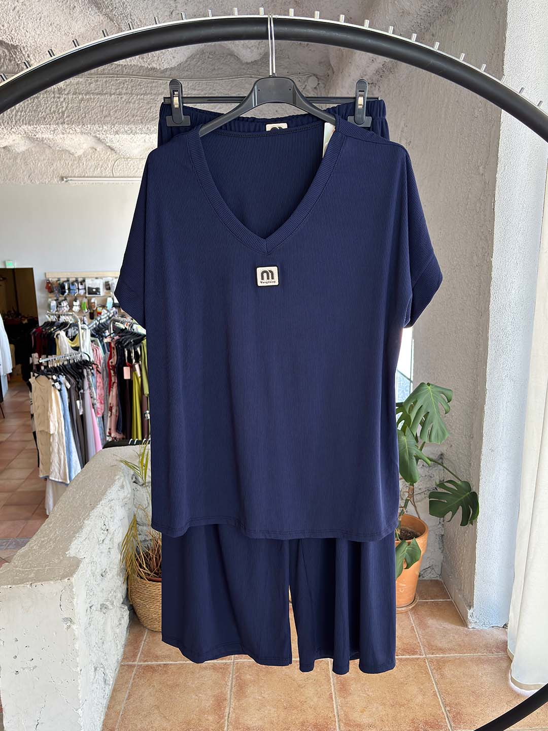 q mple skouro plus size rip set