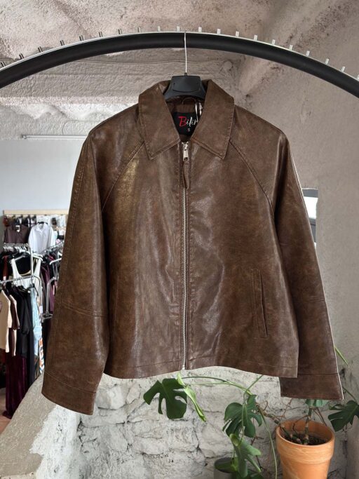 Chocolate Vintage Δερματίνη Jacket