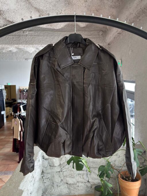 Urban Flow – Oversized Jacket Δερματίνης
