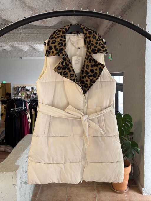 Wild Collar Αμάνικο Puffer Μπουφάν
