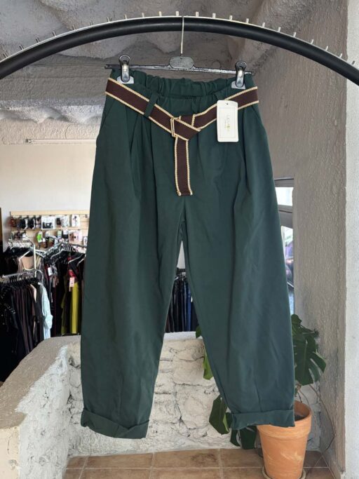 Easy Comfort Plus Size Ελαστικό Παντελόνι με Ζώνη