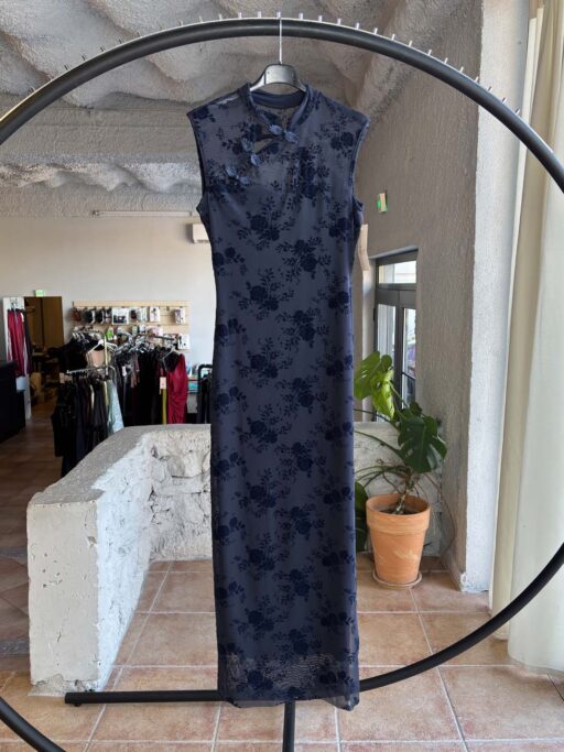 Oriental Velvet Rose Maxi Φόρεμα