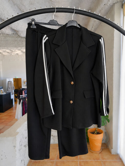 Plus Size Urban Stripe Κοστούμι