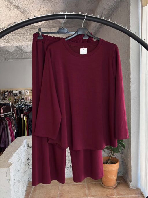 Plus Size Baby Φούτερ Wide Leg Set