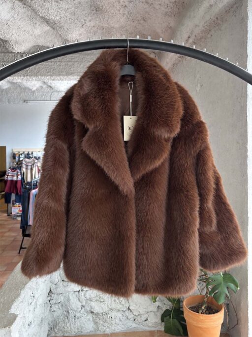 Chocolate Luxe Faux Fur Γούνα
