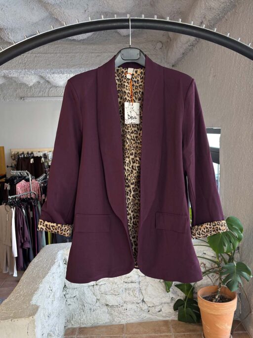 Wild Elegance Animal Lining Σακάκι