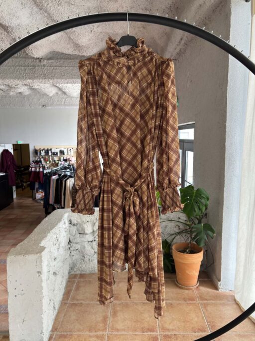 Vintage Plaid Romance Φόρεμα